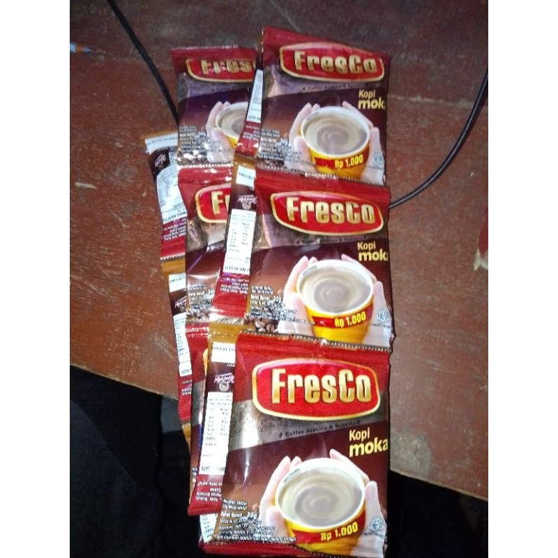 

Fresco//kopi moka 1 renteng isi 10 pcs