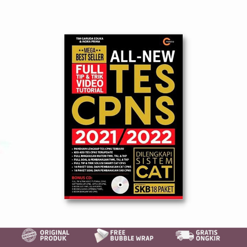 Buku All New Tes CPNS 2021/2022 (PLUS CD) - Tim Garuda Eduka