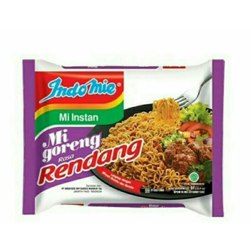 

Indomie goreng rasa Rendang