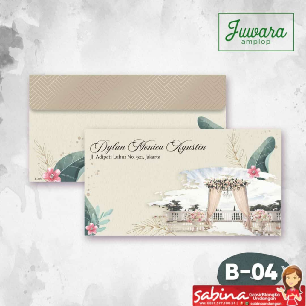 

AMPLOP UANG JUWARA B-4 SABINA UNDANGAN