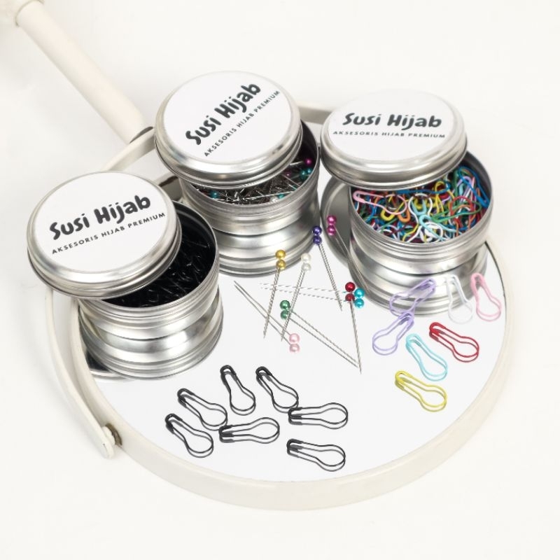 JARUM PENTUL HIJAB PREMIUM STAINLESS STEEL ANTI KARAT | Premium Pins | Jarum Grade A Original Jepang