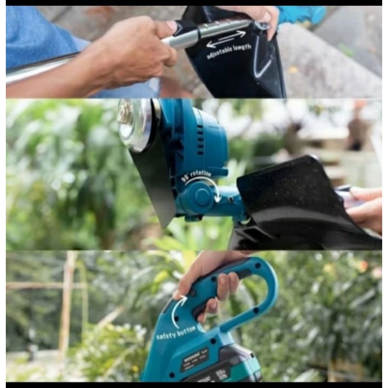 Mesin potong rumput baterai cordless brush cutter MODERN M45