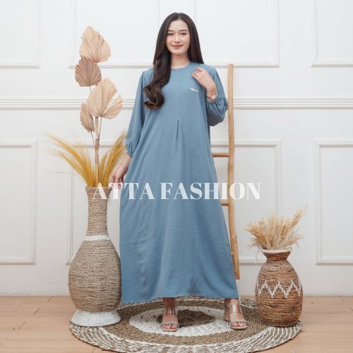 Fathia Dress Korean Style Crinkle Airflow Premiun