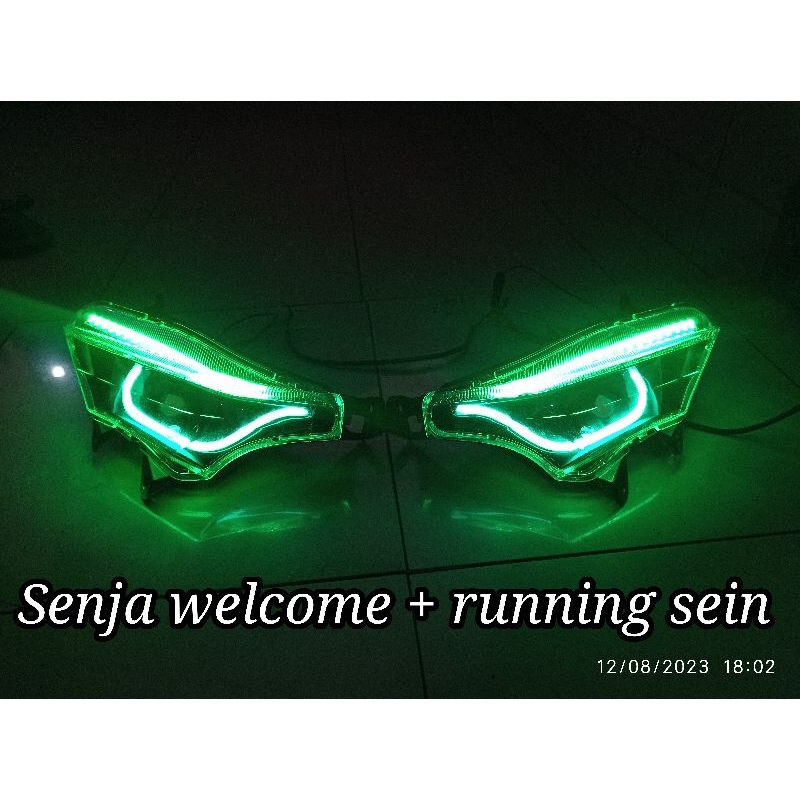 costume sein drl alis, Supra x125 Batman mode (senja welcome) running