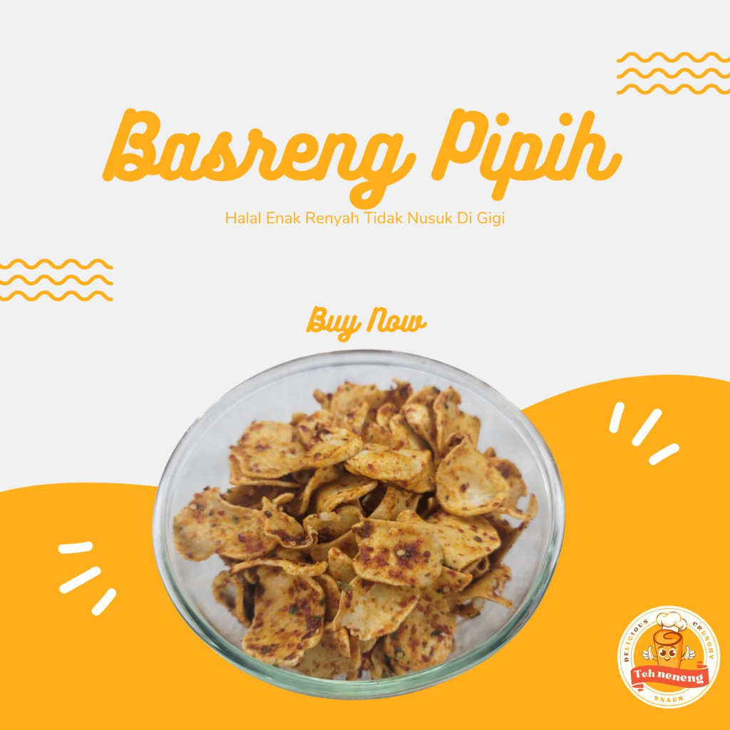 

Basreng Pipih 250gr Kriuk Renyah Teh Neneng Snack