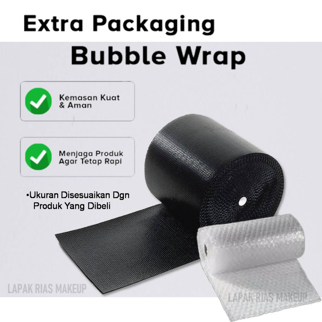 

BUBBLE WRAP untuk Tambahan Packing