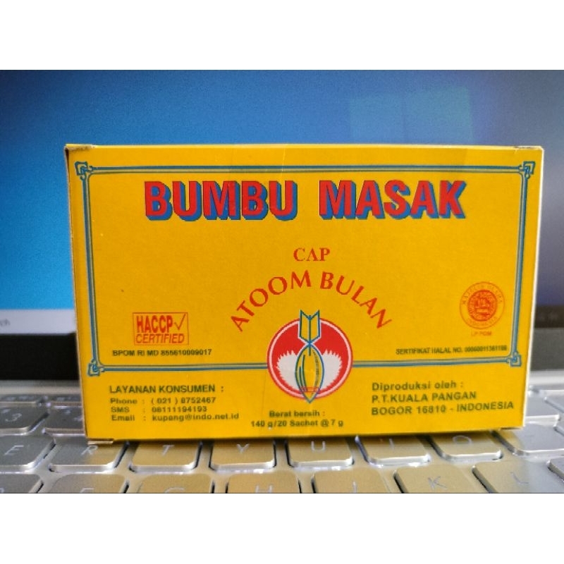 

BUMBU ATOM BULAN SACHET BOX ISI 7G (20 PCS)