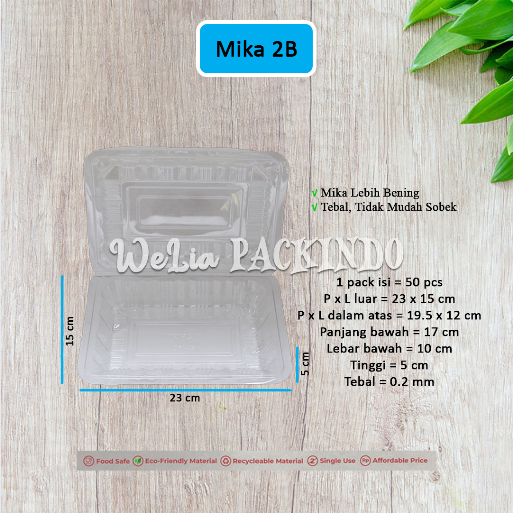 Mika Oripack 2B / Mika Kue / Mika Nasi / Mika Gorengan / Mika Snack / Mika Mie