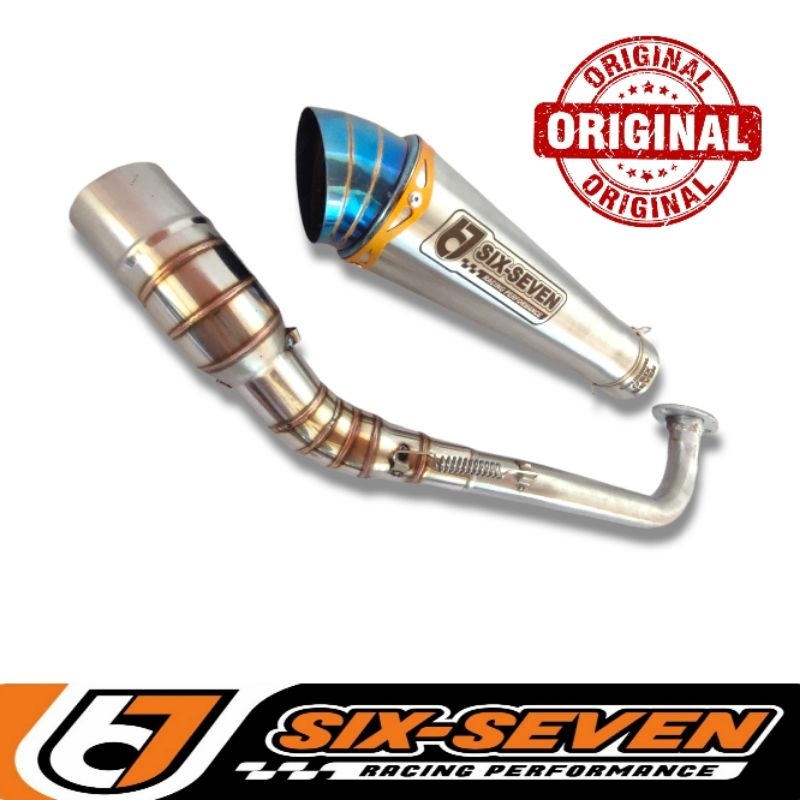 Knalpot Racing Beat Mio Scoopy Xride Vario SIX SEVEN