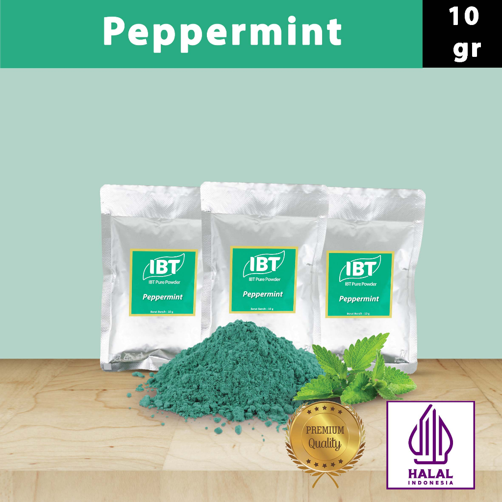 

Pure Peppermint Powder Impor Taiwan Bubuk Essence Murni Kualitas Bagus Sachet