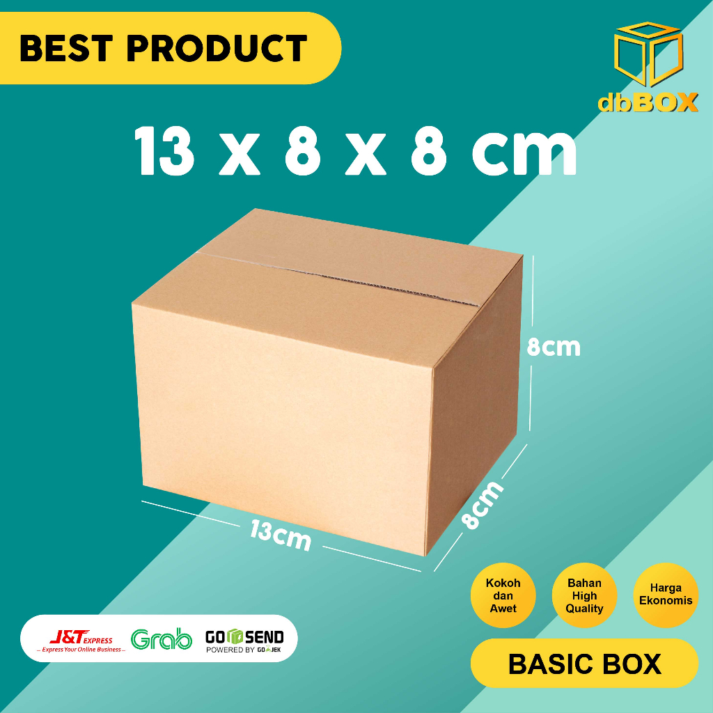 

(10Pcs) BOX KARDUS 13x8x8 cm DUS PACKING