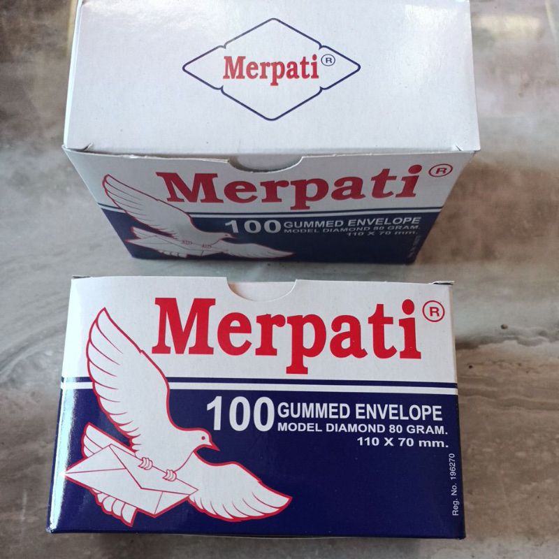 

Amplop kecil putih merpati mini