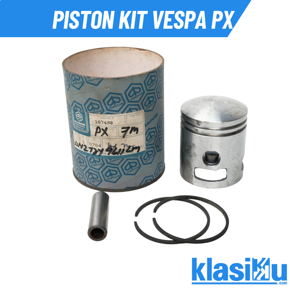 Seher Piston Kit Vespa Px Vespa Ps Ukuran 7M Os 7m Ricambi Originali