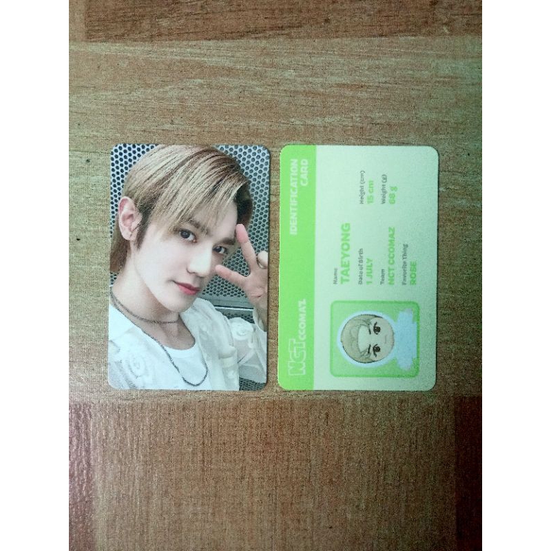 Photocard Official Taeyong set TC Ccomaz red ver.