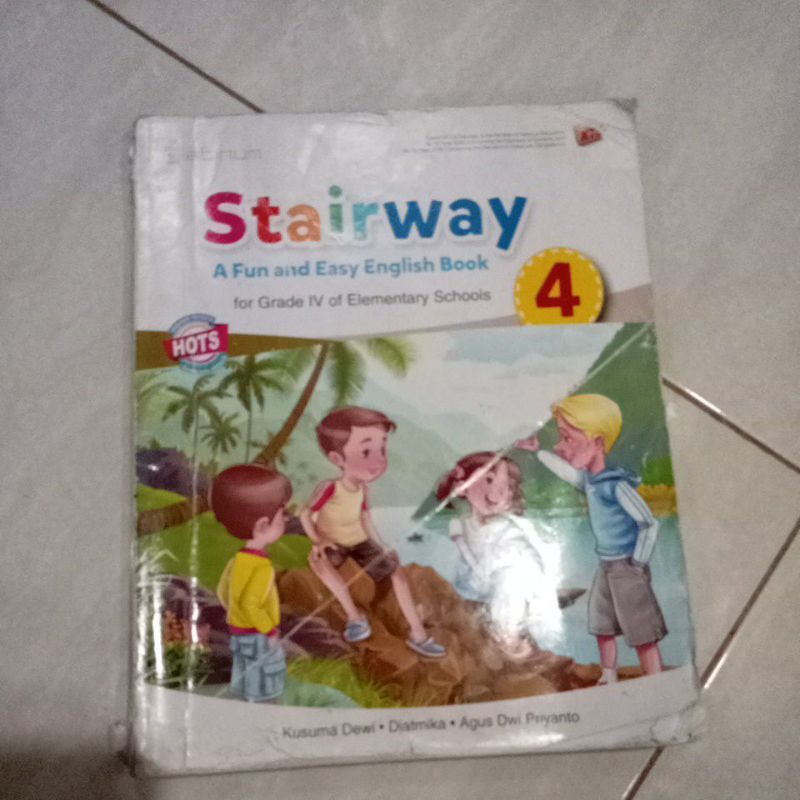 Stairway Bahasa Inggris kelas 4 original bekas