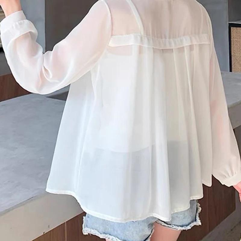 One fashion id COD Outer korean style transparan / Cardigan ceruti kekinian