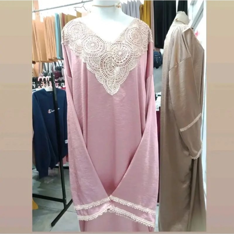 Mukena Abaya Diocen Crinkle Silk