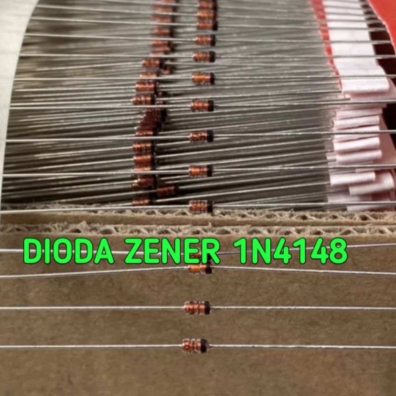 dioda 1N4148 DIODA ZENER 4148 diode 1N 4148 bahan lampu running motor dioda 1N4002
