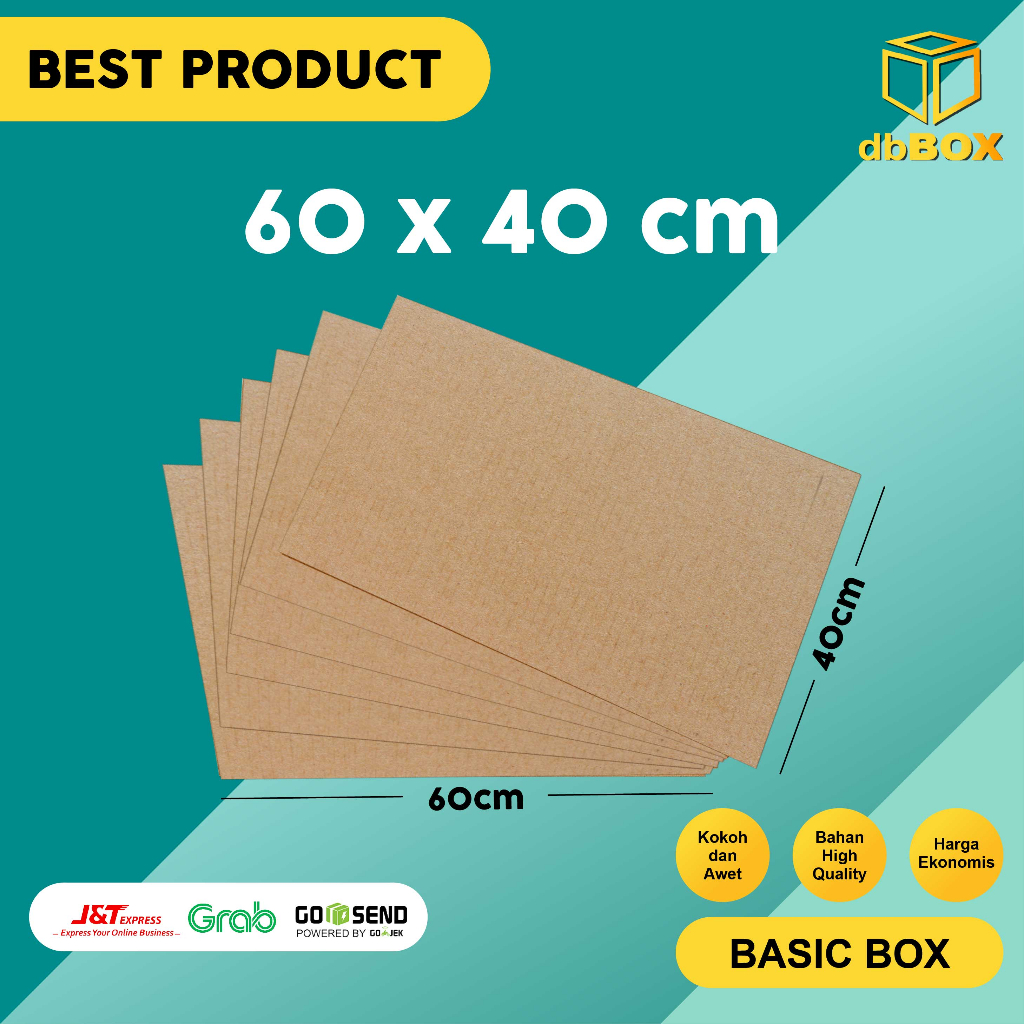 

(10Pcs) KARDUS LEMBARAN 60 x 40 SINGLE WALL CORRUGATED SHEET POLOS BARU