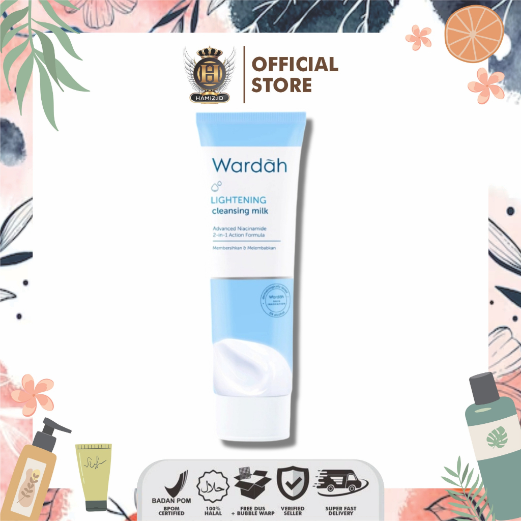 Wardah Lightening Cleansing Milk - Susu Pembersih Wajah 100 ml