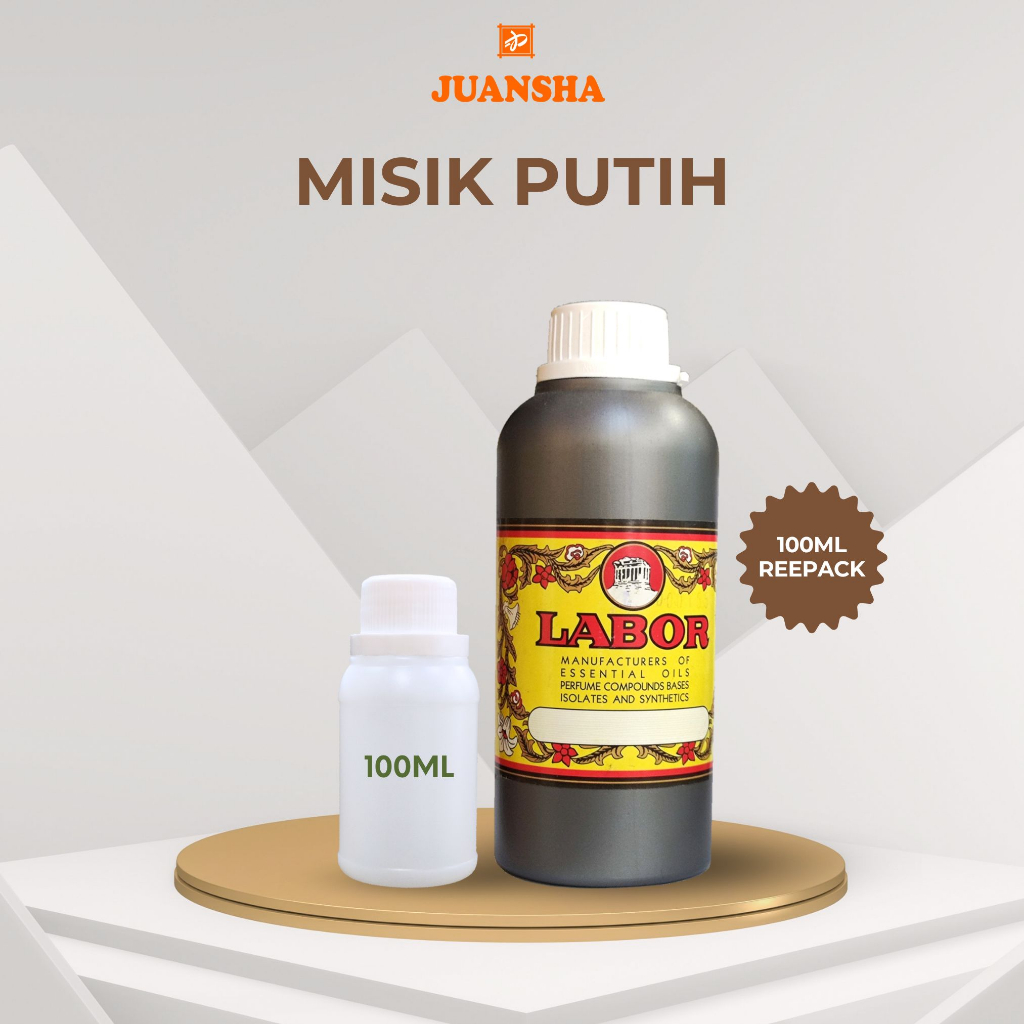 BIBIT PARFUM MURNI || MISIK PUTIH || LABOR ||  || PARFUM ARAB|| REPACK