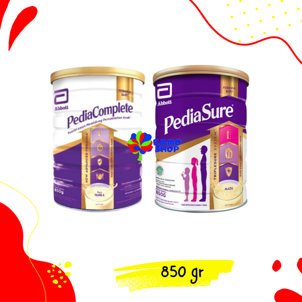 Pediasure Triplesure dan Pediasure Complete Vanila dan Madu 850g Susu Pertumbuhan Anak