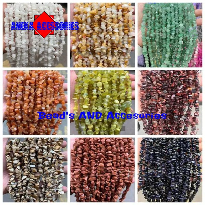 MANIK BATU KERIKIL/MANIK BATU PECAH KERIKIL BAHAN KERAJINAN CRAFT