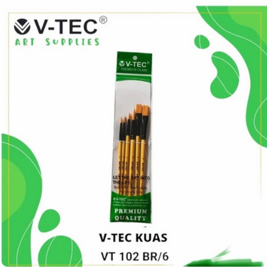 

Kuas vtec Brush VT 102/6 premium set
