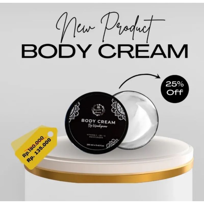 Body cream ws By widya laurencia Free gift menarik ampuh memutihkan kulit badak
