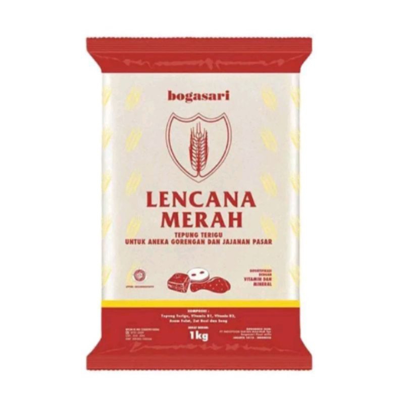 

TEPUNG TERIGU LENCANA MERAH 1KG