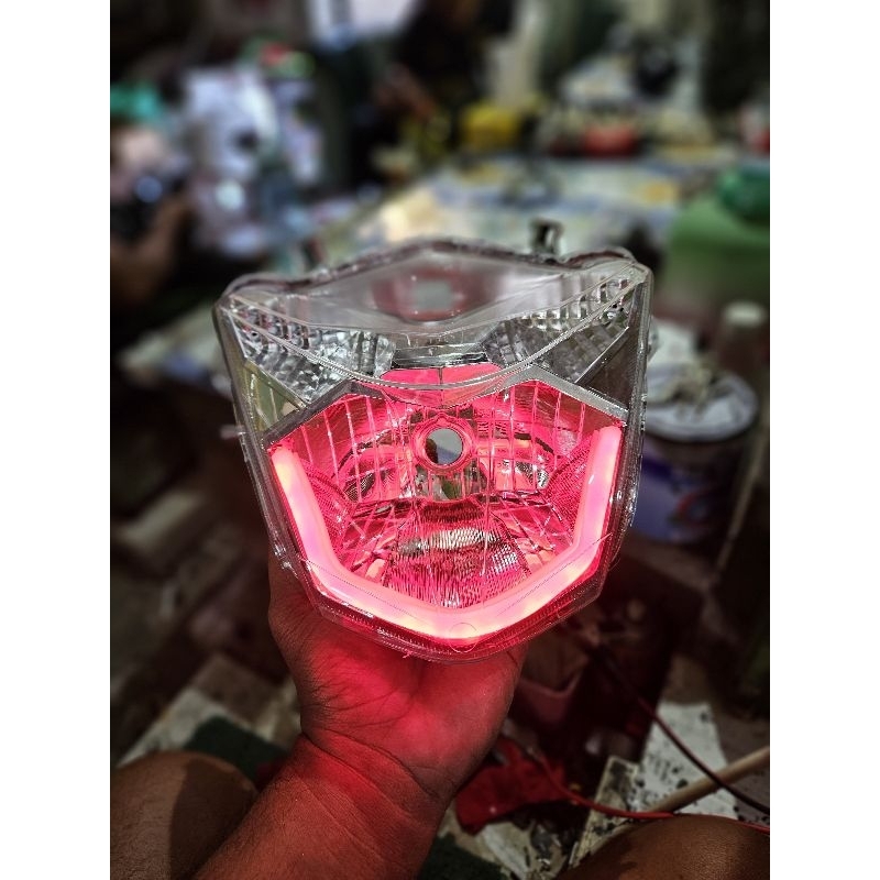 LAMPU DEPAN  BEAT ESP / STREET TERPASANG ALIS  TINGGAL PAKAI