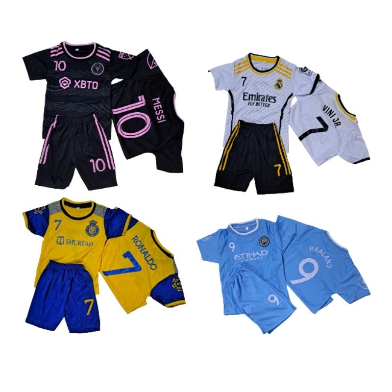 Setelan Baju Bola Anak 1 tahun - 12 tahun Jersey
