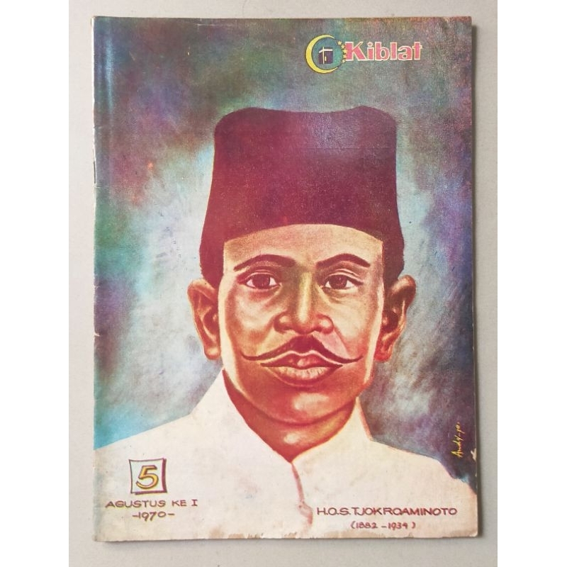 Majalah KIBLAT No.5 / Agustus 1970 : Cover HOS Tjokroaminoto - Hamka - M.Natsir - TC NU