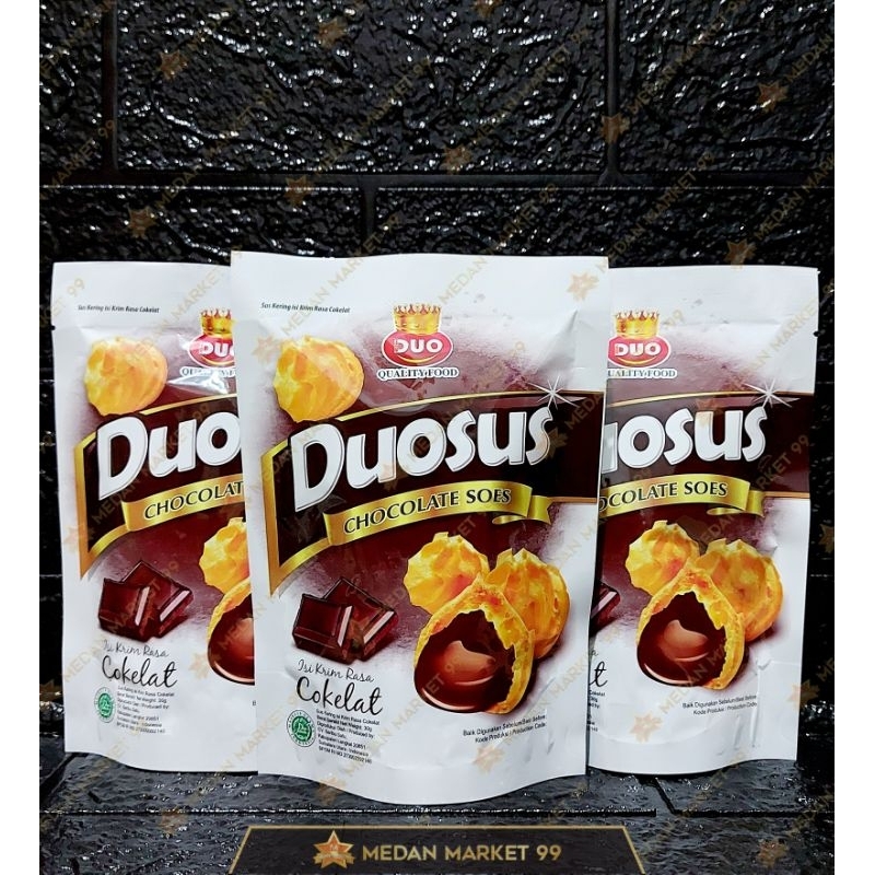 

DUOSUS COKELAT 35GR | SOES KERING | SUS COKELAT | CEMILAN | SNACK | KUE SUS | KUE SOES | DUO SUS