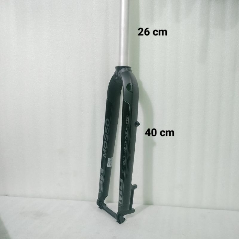 Fork Rigid Mosso M6 Disc brake sepeda Gravel  MTB Federal alloy Triple Butted