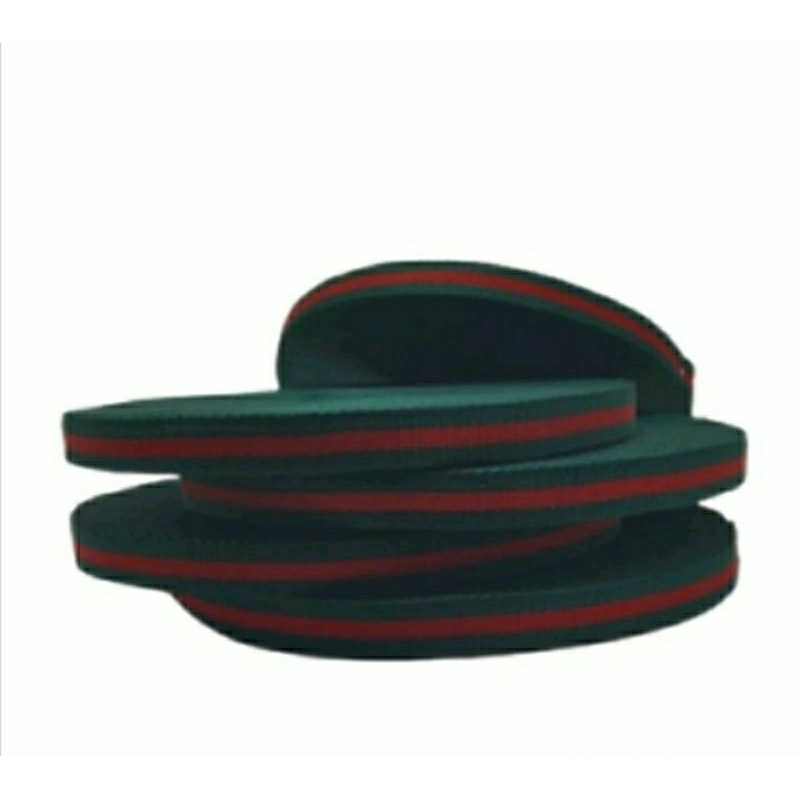 Pita Polyester / Pita Motif Ukuran 1Cm Untuk List Baju Dan Celana Harga Untuk Per Roll (28 Yard )