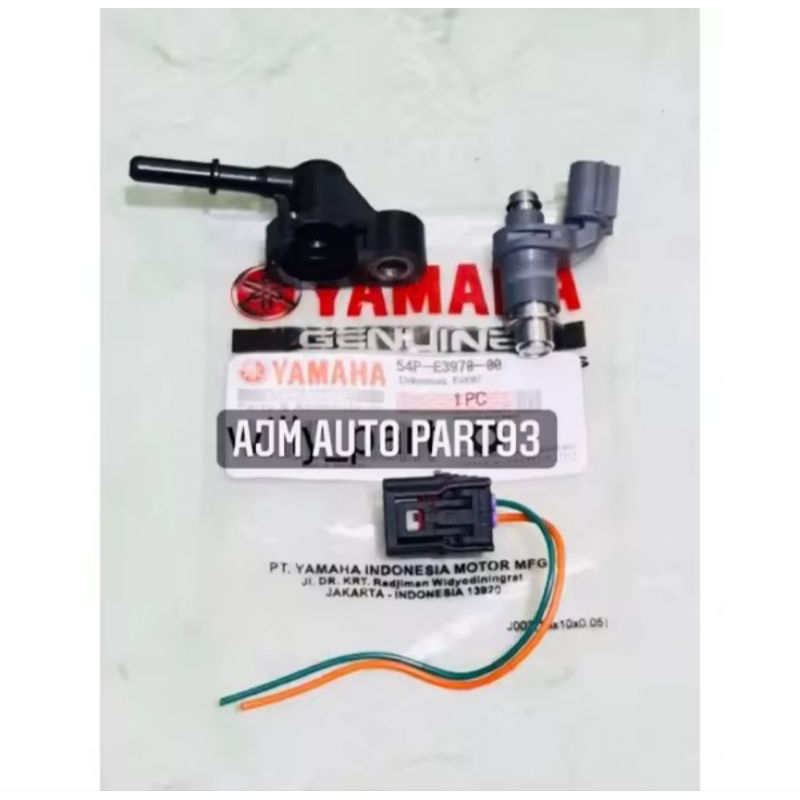 INJEKTOR + SOKET INJEKTOR MIO J MIO M3 FINO FI SOUL FI YAMAHA 54P ORI