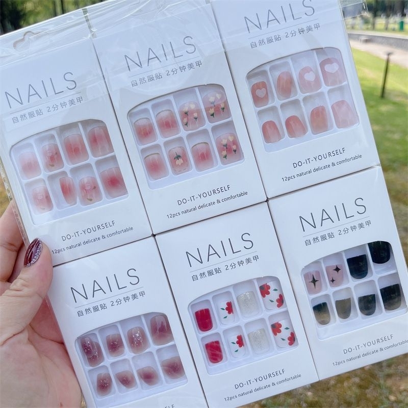 KUKU PALSU / FAKE NAILS ISI 24 ( PART 4 ) FREE LEM