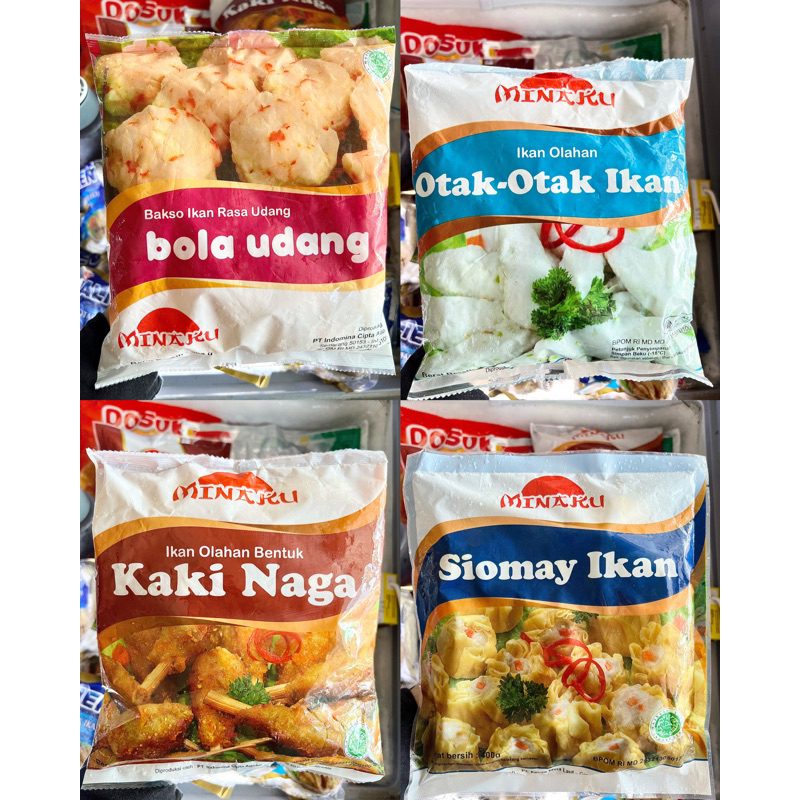 

MINAKU Bola Udang / minaku bola salmon / minaku kaki naga / minaku siomay ikan / minaku otak otak isi