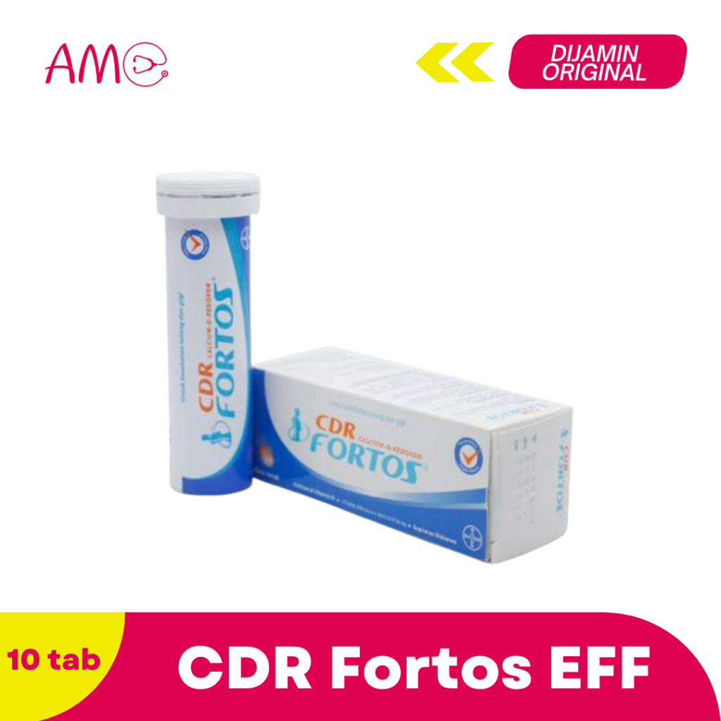CDR Fortos 10 Tablet / Vitamin D untuk tulang dan gigi