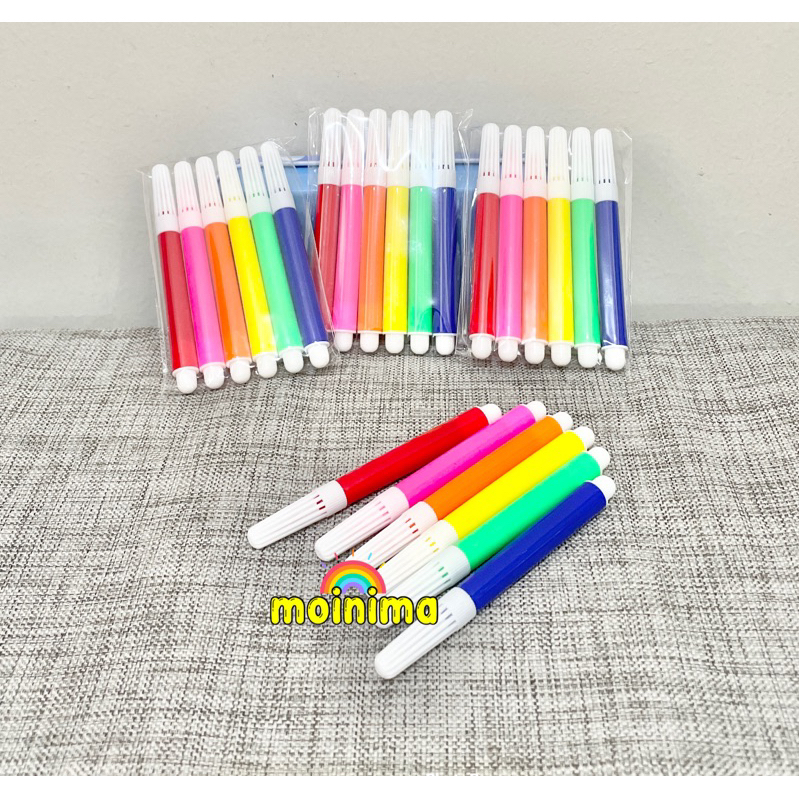 

Spidol Warna isi 6pcs / pensil warna anak
