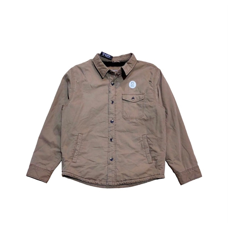 Anko Sherpa Shirt Jacket Brown Original