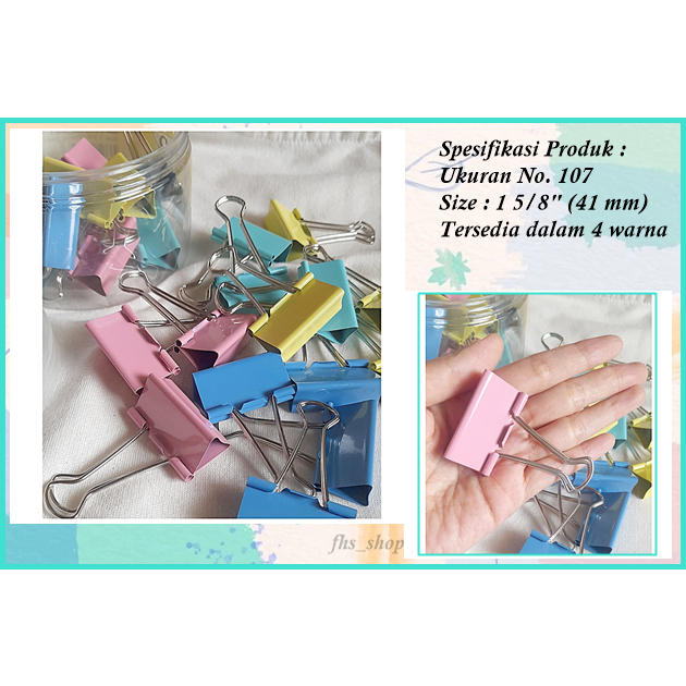 

Binder Clip Binder Klip Besar Warna Pastel Klip Binder Warna Klip Besar Klip Kertas Besar Penjepit Kertas Besar No. 200