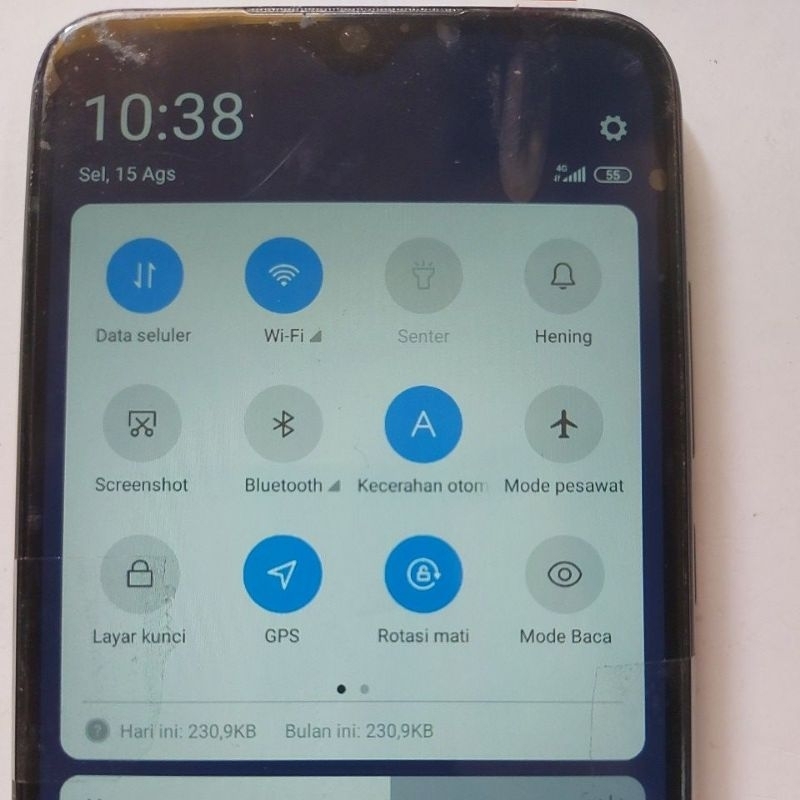 mesin redmi note 8 6/128 normal