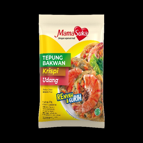 

TEPUNG BAKWAN UDANG KRISPI MAMASUKA 170GR CRISPY SHRIMP FRITTER FLOUR