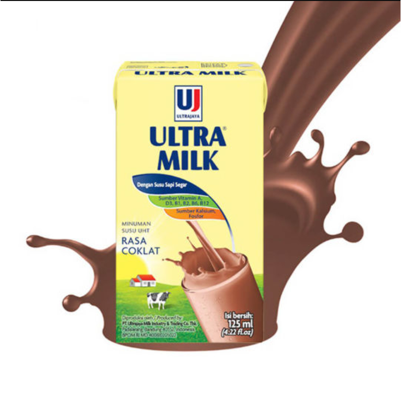 

Susu UHT Ultra Milk Coklat/Taro/Stroberi/Full Cream/Caramel 125ml 200ml 250ml