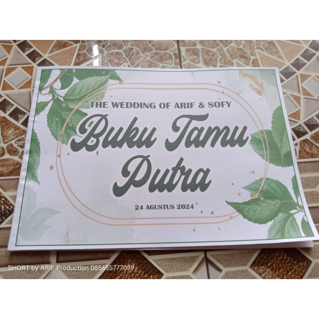 

BUKU SANGGAN/BUKU TAMU/GUESS BOOK