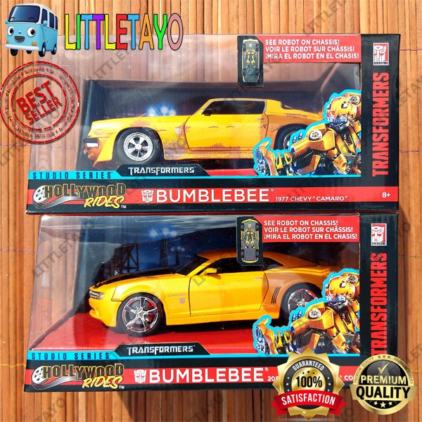 JADA Skala 24 TRANSFORMERS 2006 CHEVY CAMARO BUMBLEBEE OPTIMUS PRIME SPORT CAR