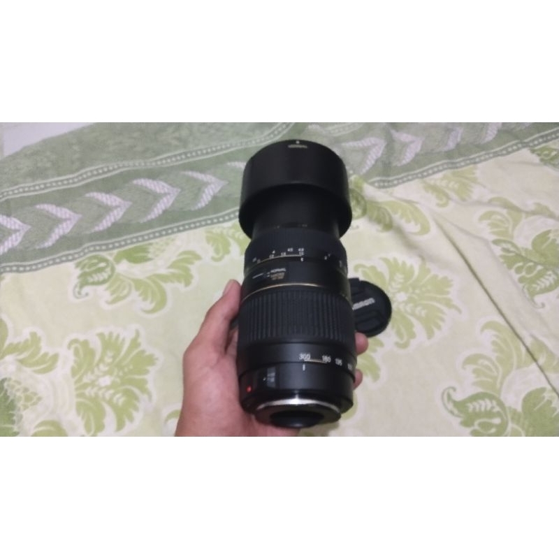 lensa tele tamron 70-300 canon mulus