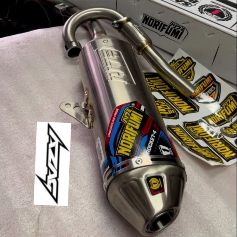 KNALPOT NORIFUMI ROCKET 4 WR 155 ORIGINAL